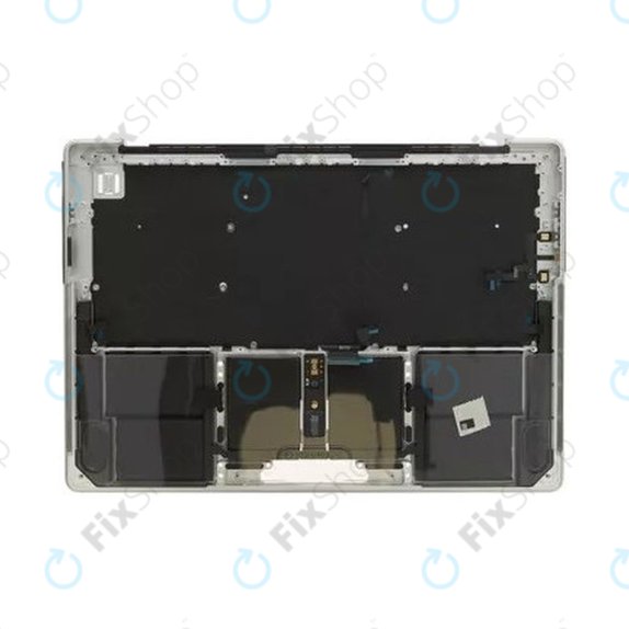Горен корпус с клавиатура за MacBook Pro 14", A2442 (2021), A2779 (2023), с US клавиатура и батерия, Silver, 661-32211, Genuine Apple