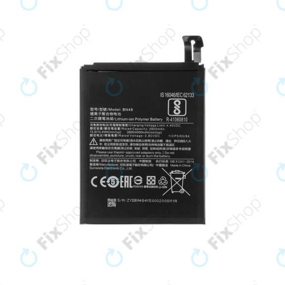 Батерия за Xiaomi Redmi Note 6 Pro, BN48, 4000mAh