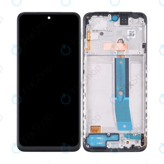 дисплей OLED за Xiaomi Redmi Note 11, Тъчскрийн и рамка, черен, Black