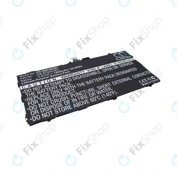 Батерия за Samsung Galaxy Tab S 10.5, 7900mAh, Li-Pol, 3.8V, EB-BT800FBC, HQ