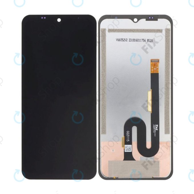 дисплей за Ulefone Armor 22, Тъчскрийн без рамка, TFT