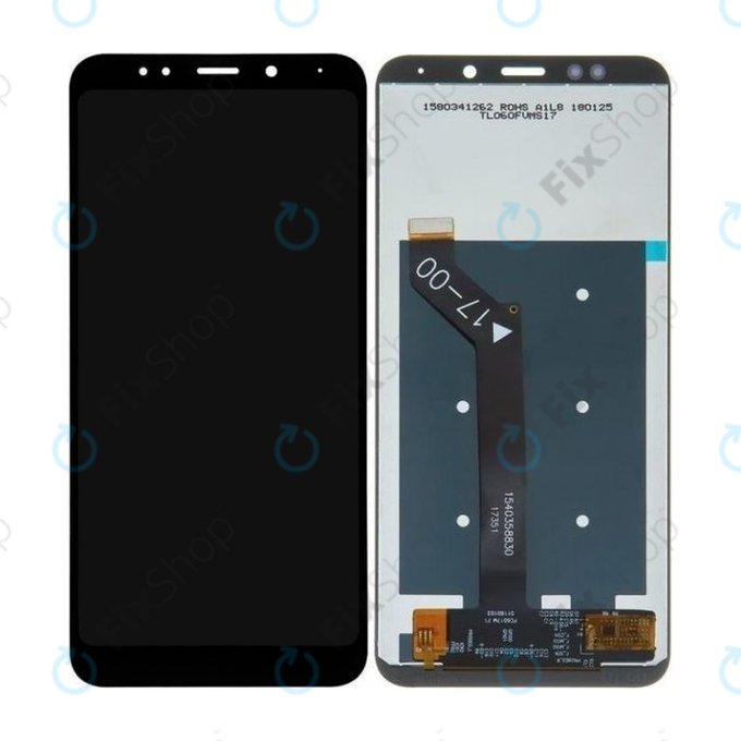 дисплей за Xiaomi Redmi 5 Plus (Redmi Note 5), Тъчскрийн без рамка, черен, Black, TFT