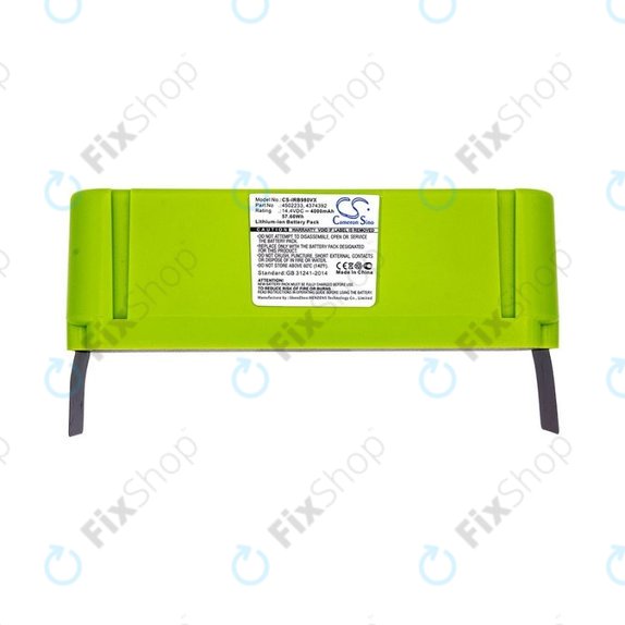 Батерия за iRobot Roomba 600, 800, 900-series, 4502233, 4374392, 2130LI, Li-Ion 14.4V 4000mAh, HQ