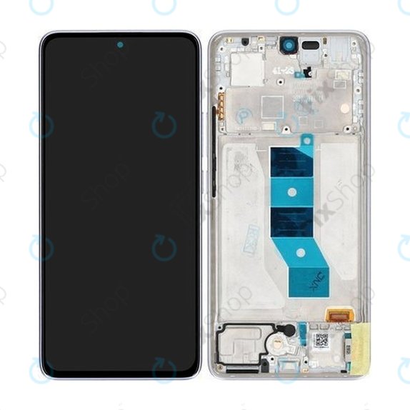 Дисплей за Xiaomi Redmi Note 14 5G 24094RAD4G, Lavender Purple, Тъчскрийн с рамка, 56001900O1700 Genuine Service Pack