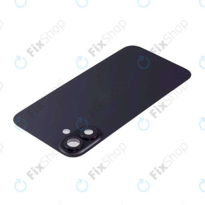 Задно стъкло на корпус + стъкло на камера + метална пластина + MagSafe магнит за iPhone 16, Black