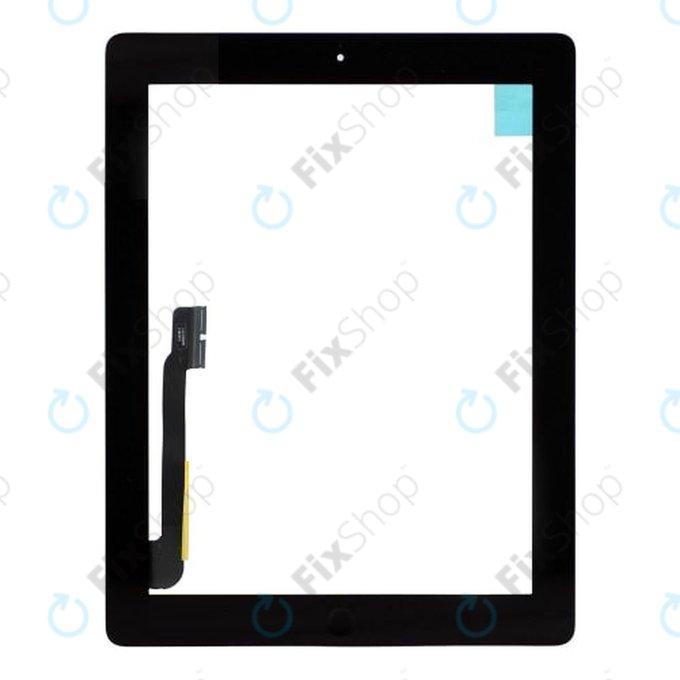 Тъчскрийн с бутон Home за iPad 3, iPad 4, Black