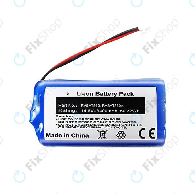 Батерия за Shark Clean RV2600WA, RV2600WD, RV2600WS, RVBAT850, Li-Ion 14.8V 3400mAh
