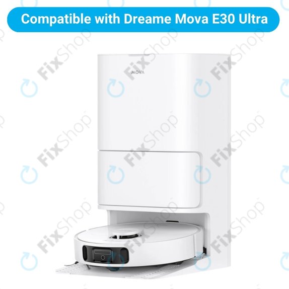 Комплект резервни части за Xiaomi Dreame Mova E30 Ultra (2x Основна четка, 4x Филтър, 4x Странична четка, 8x Моп кърпа, 4x Торба за прах)