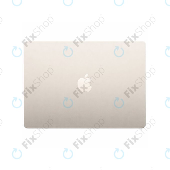 LCD дисплей за MacBook Air 13", A3240 (2025), с предно стъкло и капак, Starlight, 661-50104, Genuine Apple