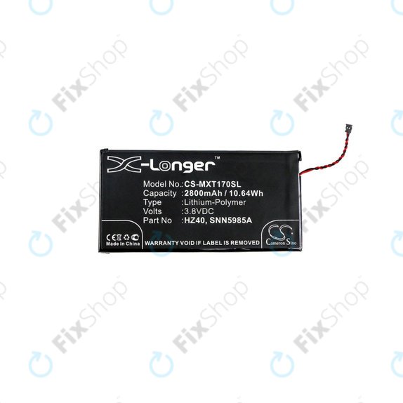 Батерия за Motorola Moto Z2 Play XT1710-09, 2800mAh, Li-Pol, 3.8 V, HZ40, HQ