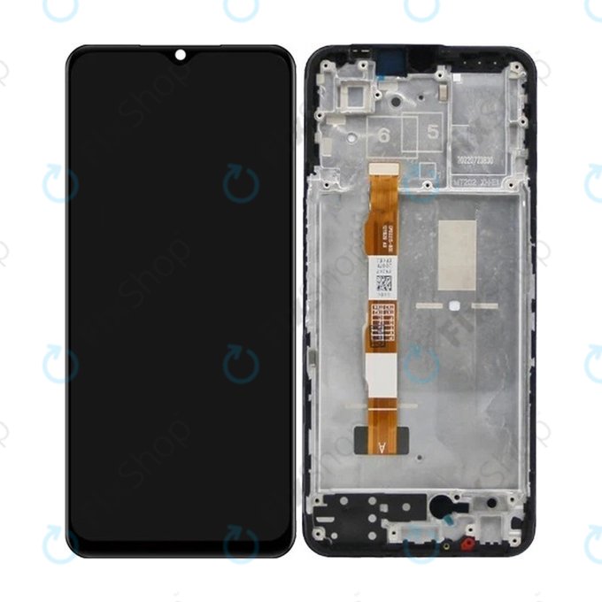 дисплей за Vivo Y22s V2206, Тъчскрийн и рамка, Dark Blue, TFT