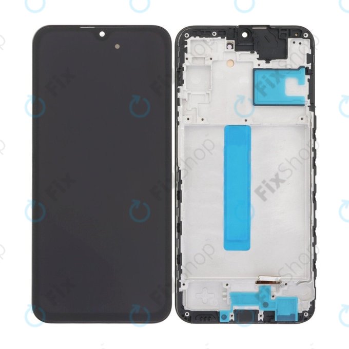 дисплей за Samsung A25 A256B, Тъчскрийн и рамка, Brave Black, TFT