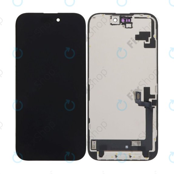 Дисплей In-Cell HD+ за iPhone 16, Тъчскрийн с рамка