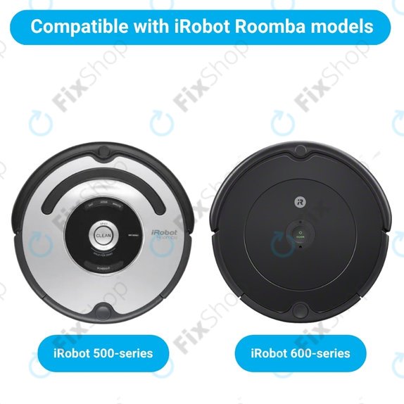 Комплект резервни части за iRobot Roomba 500, 600-series (2 чифта основни четки, 4x Филтър, 4x Странична четка)