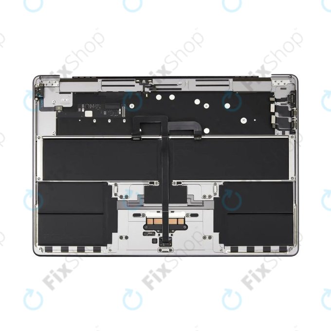 Горен корпус с клавиатура за MacBook Air 15", A3114 (2024), с US клавиатура и батерия, Space Gray, 661-40266, Genuine Apple