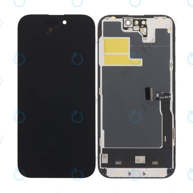 Дисплей Soft OLED 120Hz за iPhone 14 Pro, Тъчскрийн с рамка, FixPremium