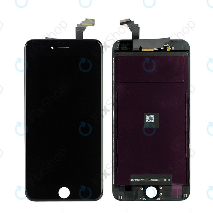 Дисплей за iPhone 6 Plus, Black, Тъчскрийн с рамка