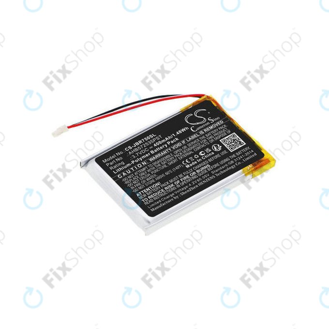 Батерия за Jabra Evolve 75, 400mAh, Li-Pol, 3.7V, AHB572535PST, HQ