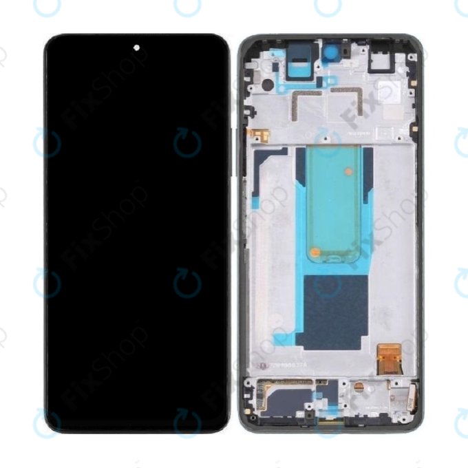 дисплей за Xiaomi Redmi Note 11 Pro+ 5G 220333QAG, Тъчскрийн и рамка, TFT, 560001K16U00, Mysterious Black, Genuine Service Pack