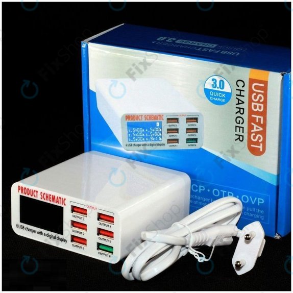 USB зарядна станция с USB 3.0, Product Schematic 896
