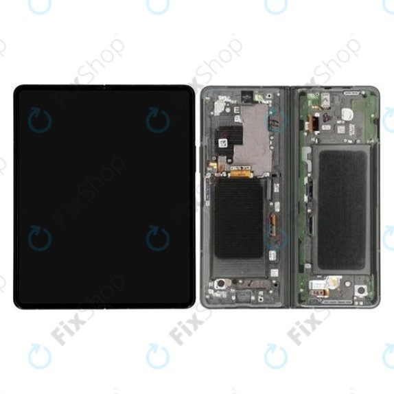 дисплей за Samsung Z Fold 3 F926B, Тъчскрийн и рамка, GH82-26283B, Phantom Green, Genuine Service Pack