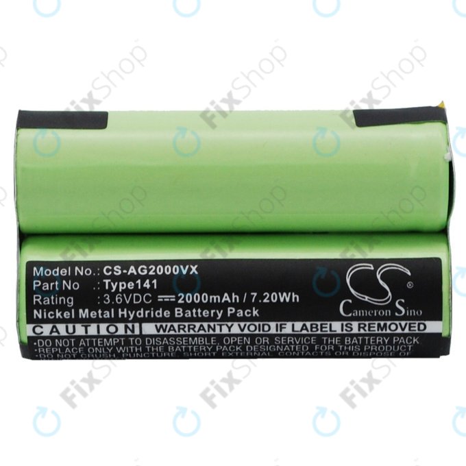 Батерия за AEG Electrolux Junior 2.0, Type141, Ni-MH 3.6V 2000mAh, HQ