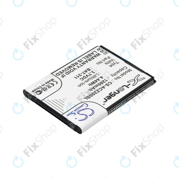 Батерия за Acer Liquid Z200, BAT-311, Li-ion, 3.7V, 1200mAh, HQ