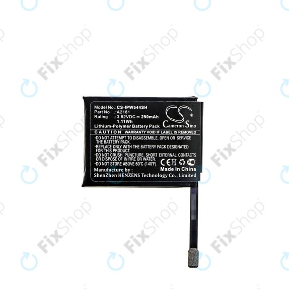 Батерия за Apple Watch 5 44 mm, 290mAh, Li-Pol, 3.82 V, A2181, HQ