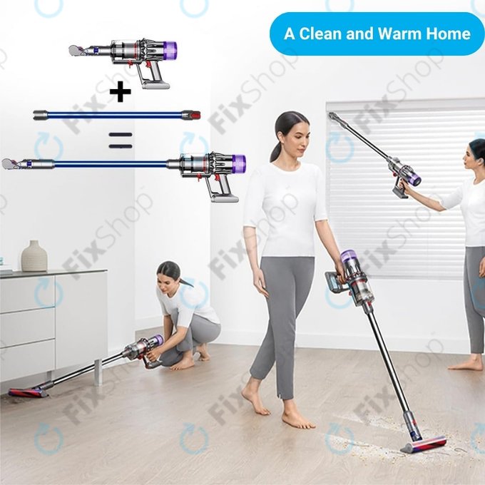 Смукателна тръба за Dyson V12, син, Blue