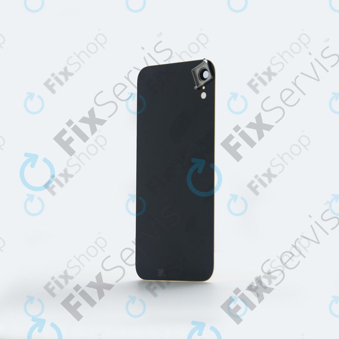 задния капак с обектив на камерата за iPhone XR, черен, Black