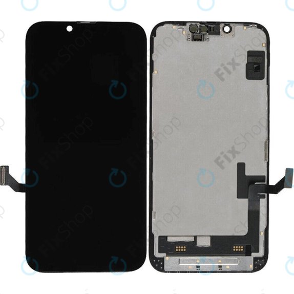 Дисплей Soft OLED за iPhone 14, Тъчскрийн с рамка, DIAGNOSTIC