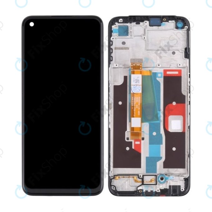 дисплей за Realme 8i RMX3151, Тъчскрийн и рамка, TFT