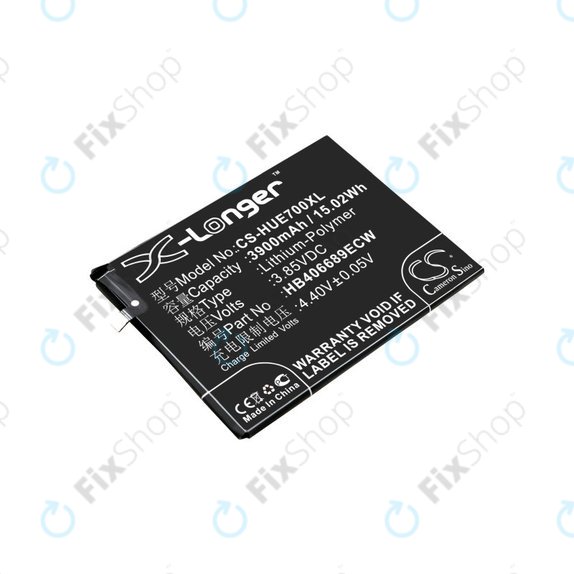 Батерия за Huawei Y7, 3900mAh, Li-Pol, 3.85V, HB406689ECW, HQ