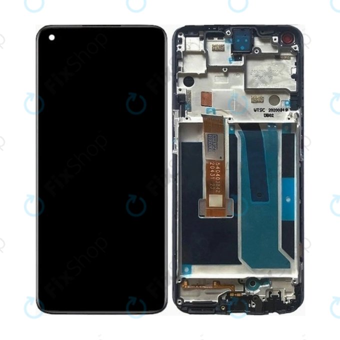 дисплей за OnePlus Nord N10 5G, Тъчскрийн и рамка, черен, Black, TFT