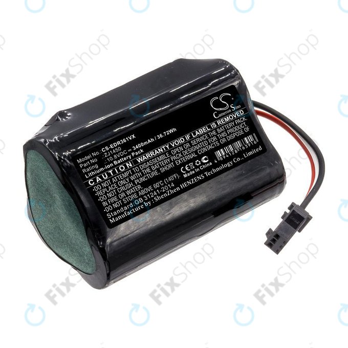 Батерия за Ecovacs Deebot Slim, D36, 3400mAh, Li-Ion, 10.8V, ZJ1450, HQ
