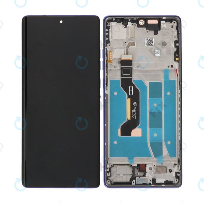 Дисплей за Motorola Moto G85 5G XT2427-3, Cobalt Blue, Тъчскрийн с рамка