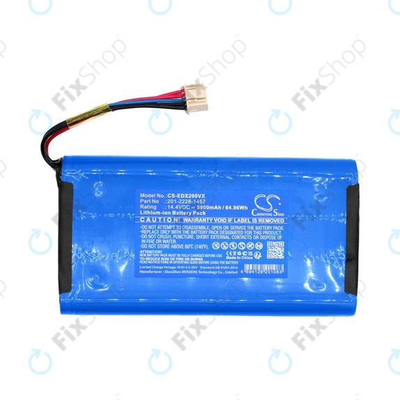 Батерия за Ecovacs Deebot X2 Omni, 5900mAh, Li-Ion, 14.4V, 201-2228-1457, HQ