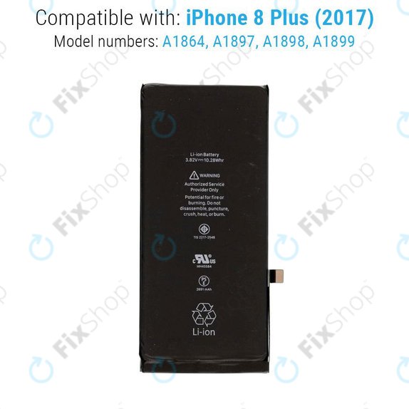 Батерия за iPhone 8 Plus, 2691mAh, Service Pack