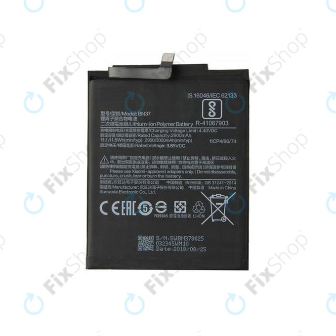 Батерия за Xiaomi Redmi 6, Redmi 6A, BN37, 3000mAh