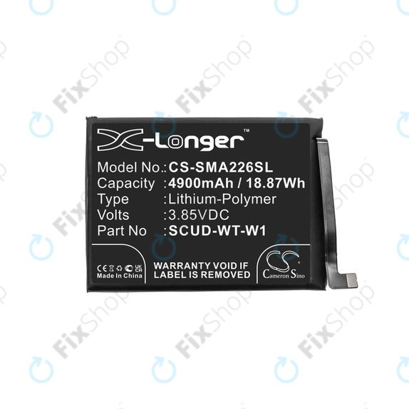 Батерия за Samsung A22 5G A226B, 4900mAh, Li-Pol, 3.85 V, SCUD-WT-W1, HQ