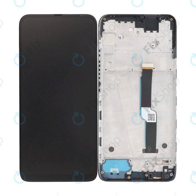 Дисплей за Motorola One Fusion Plus, тъч стъкло с рамка, Twilight Blue