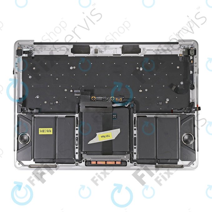 Горна рамка с клавиатура, микрофон, тъчпад и говорители за MacBook Pro 13" A1706 (късна 2016 – средата на 2017), US, Space Gray