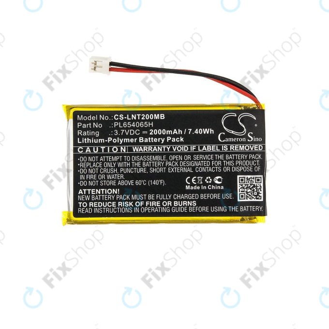 Батерия за Luvion Prestige Touch 2, 2000mAh, Li-Pol, 3.7V, PL654065H, HQ
