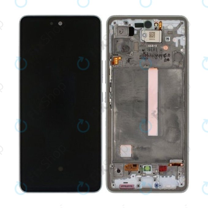 дисплей OLED за Samsung A53 A536B, Тъчскрийн и рамка, Awesome Black