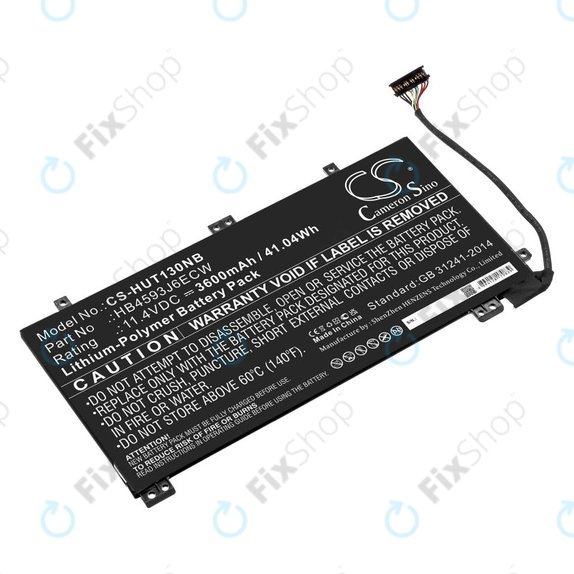 Батерия за Huawei MateBook 13, 13 i7, 3600mAh, Li-Pol, 11.4V, HB4593J6ECW, HQ