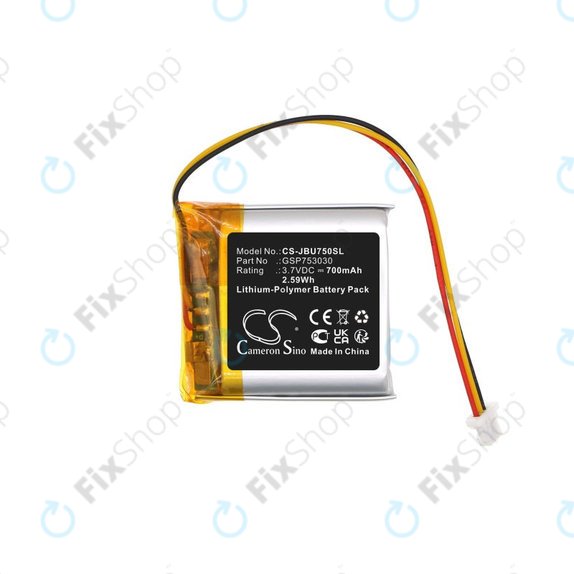 Батерия за JBL Tune 750, 700mAh, Li-Pol, 3.7V, GSP753030, HQ