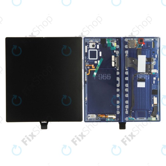 Дисплей за Samsung Z Fold 7 F966B, Blue Shadow, Тъчскрийн с рамка, GH82-37548B Genuine Service Pack