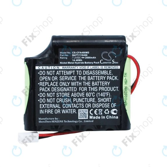 Батерия за Cefarm Rehab 4, Stimulator Globus Mystim, 2000mAh, Ni-MH, 7.2V, BATT/110466, HQ