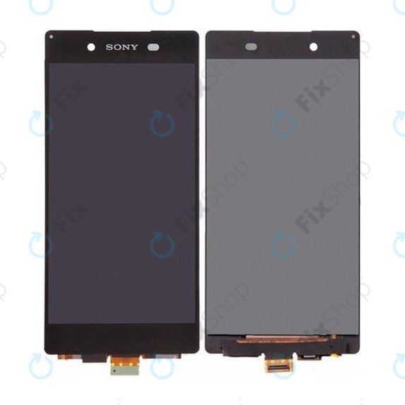 дисплей за Sony Xperia Z3 Plus E6553, Тъчскрийн без рамка, черен, Black, TFT