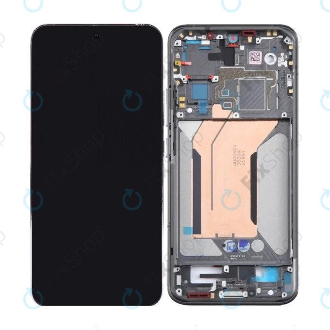 Дисплей OLED за Xiaomi 14 23127PN0CC, Black, Тъчскрийн с рамка